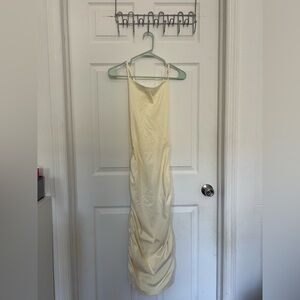 WeWoreWhat: Ruched High Neck Midi